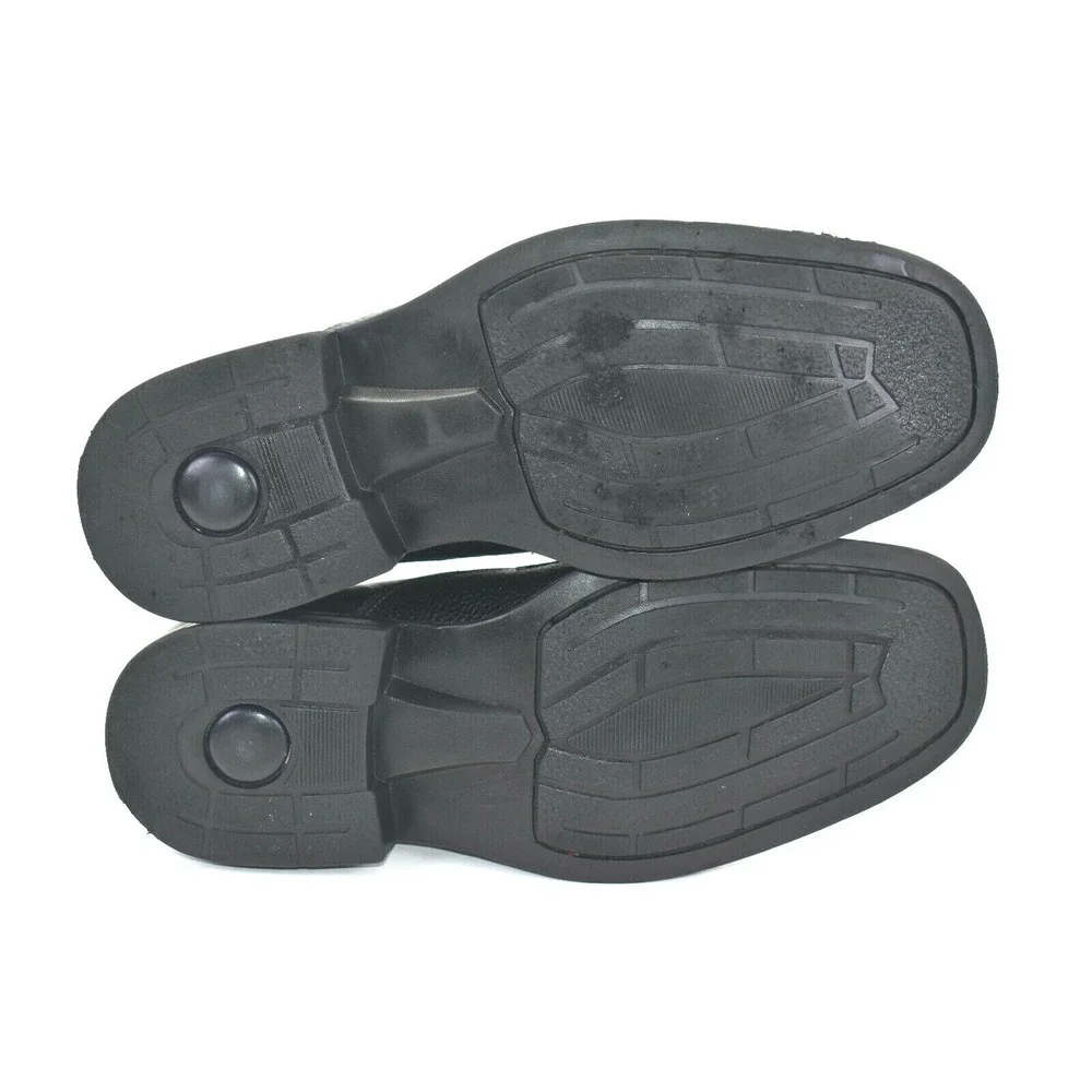 Belvedere Baybridge Men's‎ Black Oxfords Dress Shoes Split Toe Leather Size 11 D